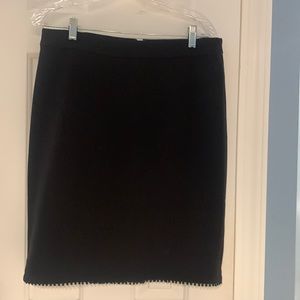 Black pencil skirt